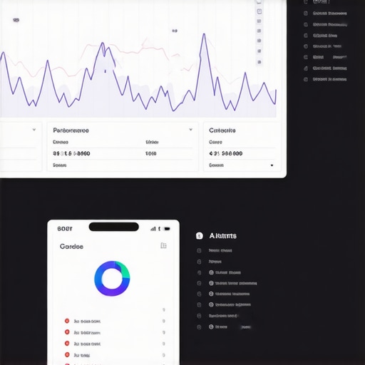 Dashboard displaying Google Maps ranking analytics and alerts.