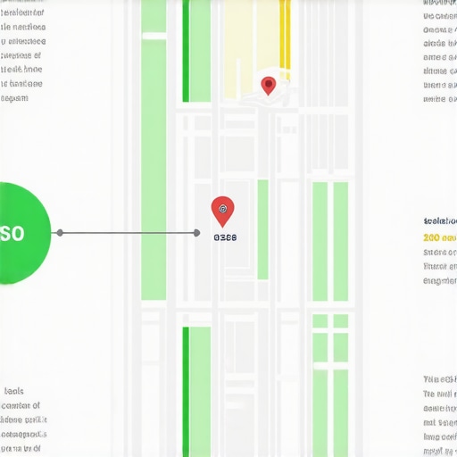 Infographic illustrating steps for optimizing Google Maps listing for local SEO success in 2024.