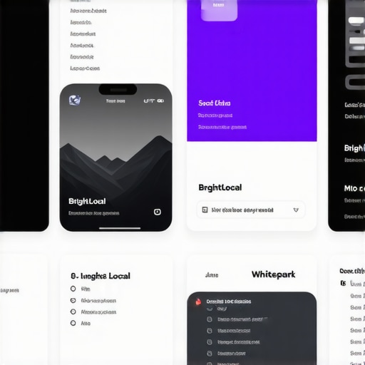 Screenshot showing local SEO tools like BrightLocal and Whitespark for map ranking maintenance