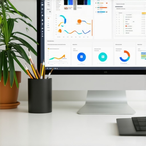 Person analyzing local SEO analytics and managing citations on a computer.