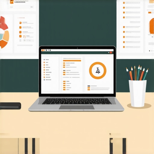 Map Optimization Tools Workspace A workspace setup with SEO tools open on a laptop, highlighting citation and backlink analytics for local SEO.