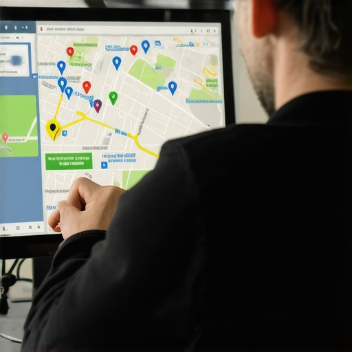 Business owner adding new photos to their local map profile.