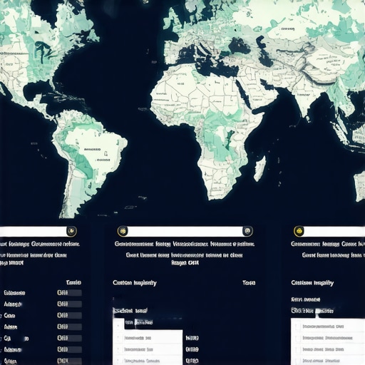 Screenshot of digital map management and SEO tools for local business